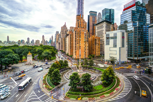 Central Park and Columbus Circle, NYC